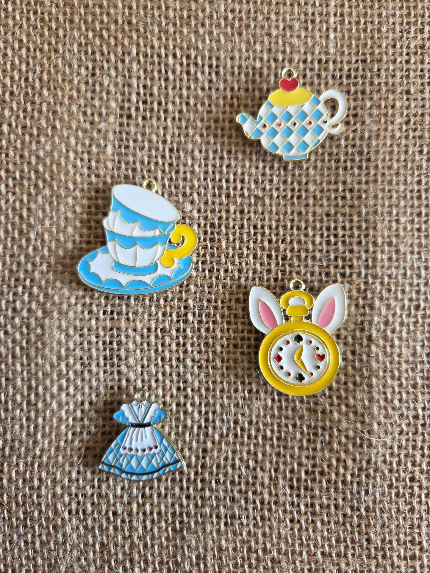 Alice Collection Needle Minders - enamel