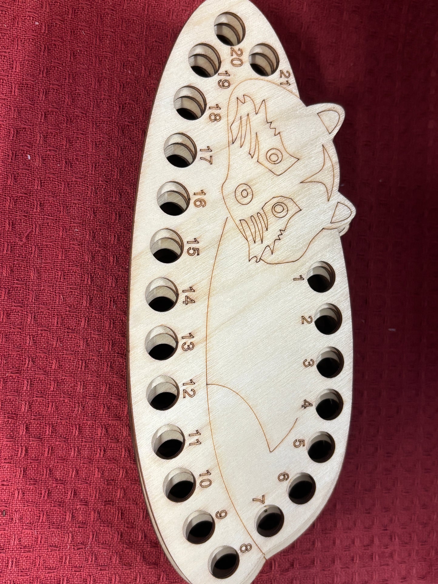 hole Cat Raccoon thread keep