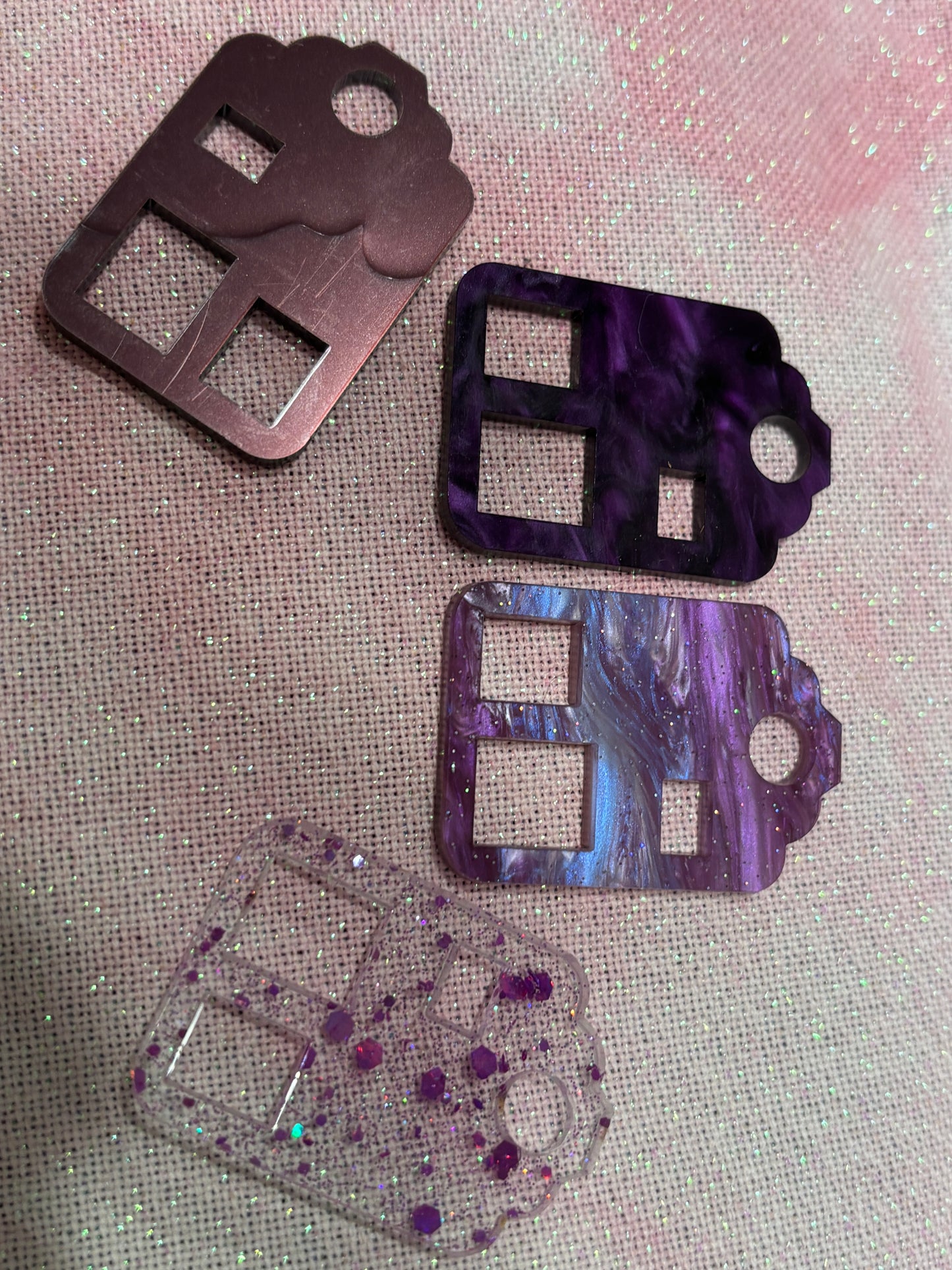 Acrylic 3 hole Floss Drops