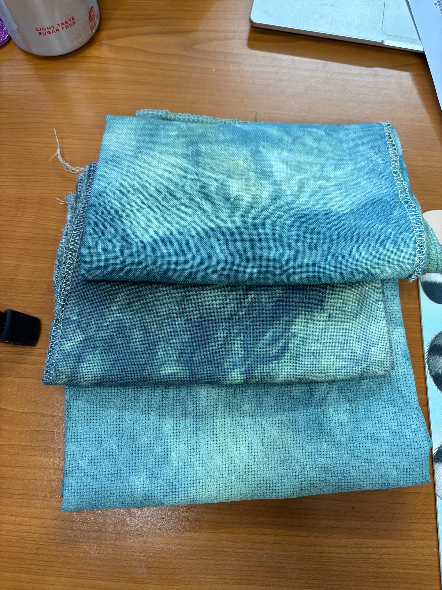 Wattle Forest hand-dyed fabric