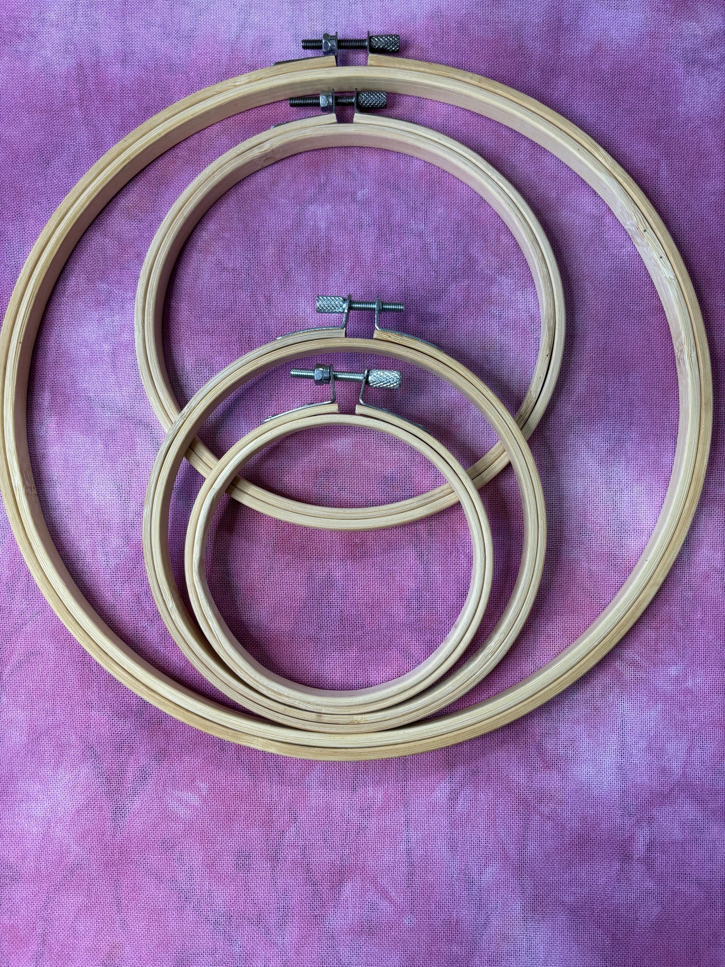 Bamboo round Hoops