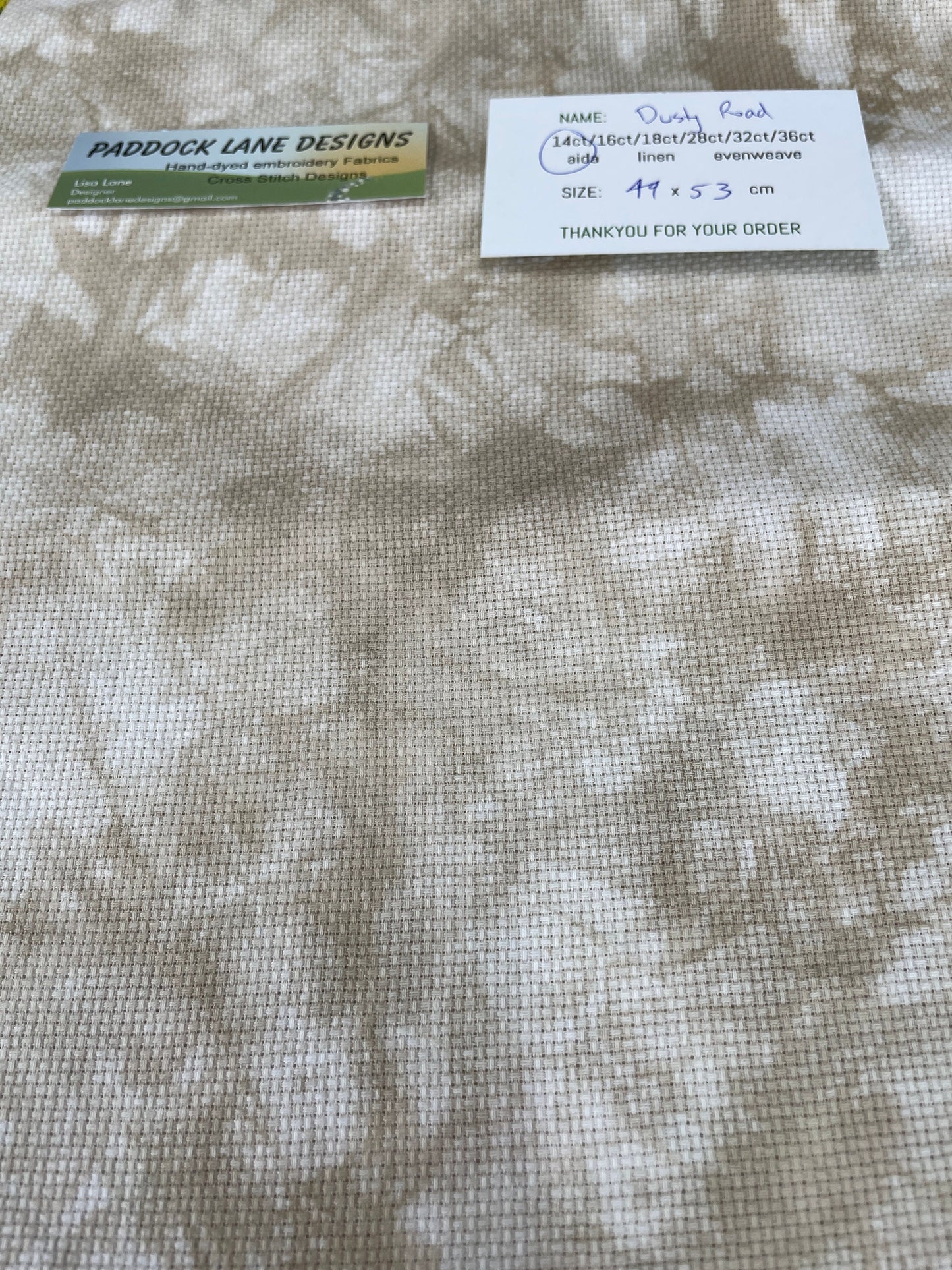 Back Road hand-dyed fabric