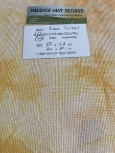 Aussie Sunset hand-dyed fabric