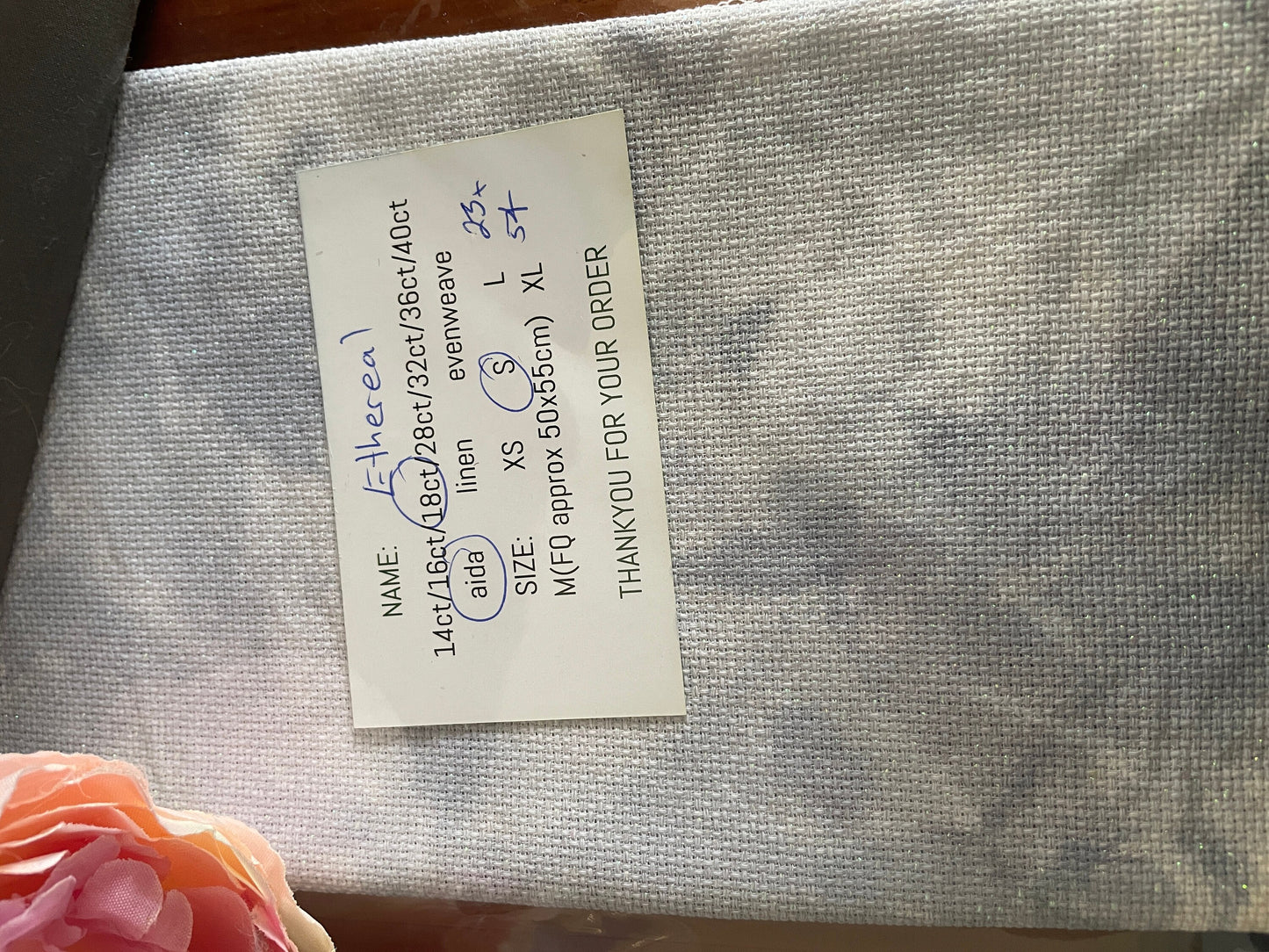 Ethereal hand-dyed fabric