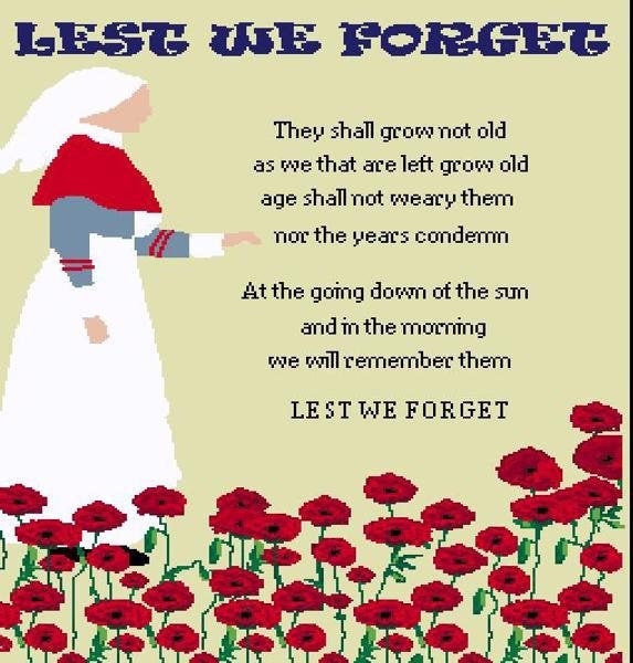 Lest We Forget - Nurse PDF