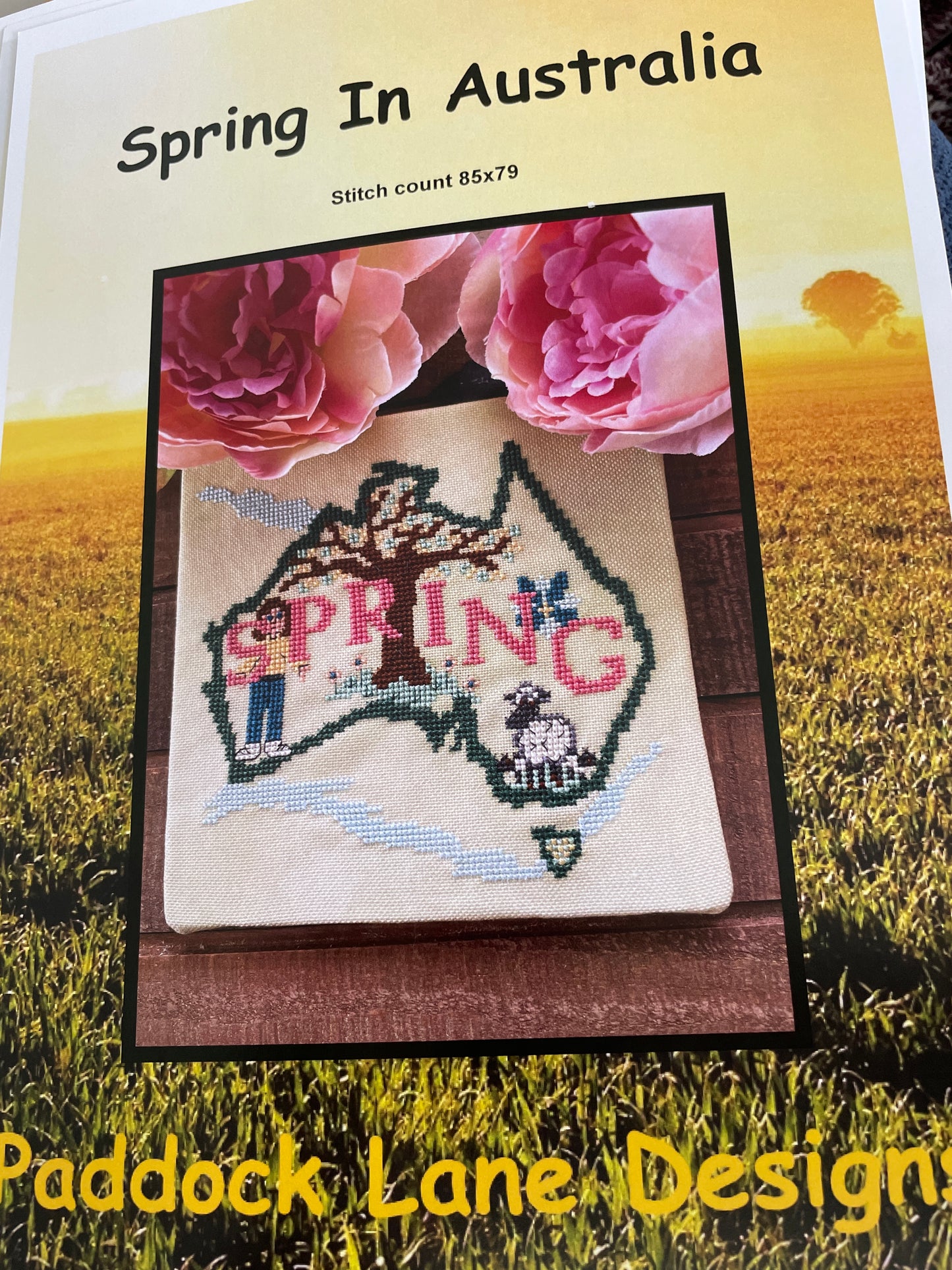 Spring In Australia Cross Stitch Card