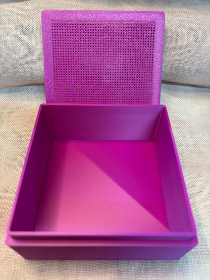 Plastic Cross stitch Box