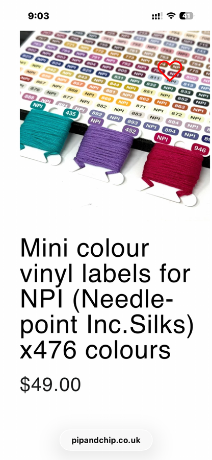 Vinyl labels
