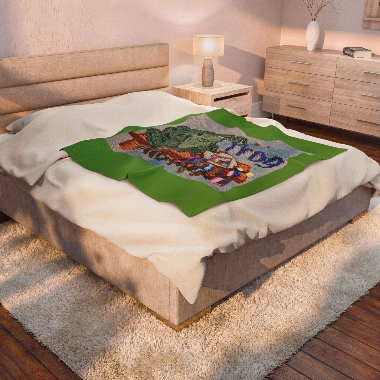 No Frog Allowed Plush Blanket