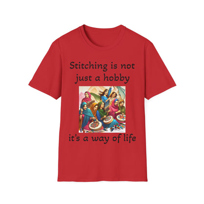 Stitching way of life t-shirt