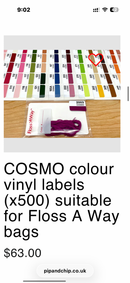 Vinyl labels