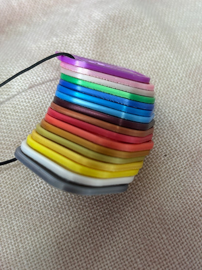 Plastic Cross stitch Coasters