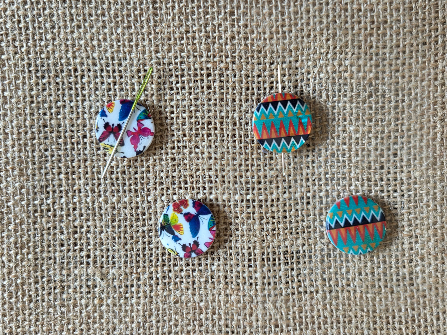 Bead Needle Minders - plastic