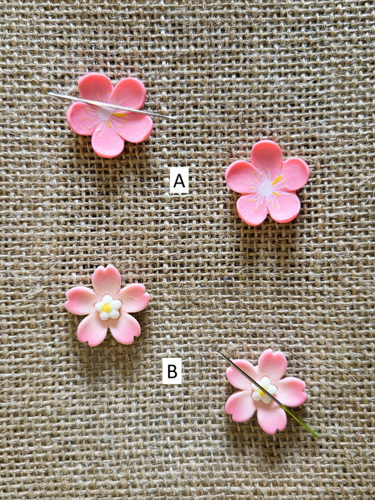 Flower Needle Minders - resin