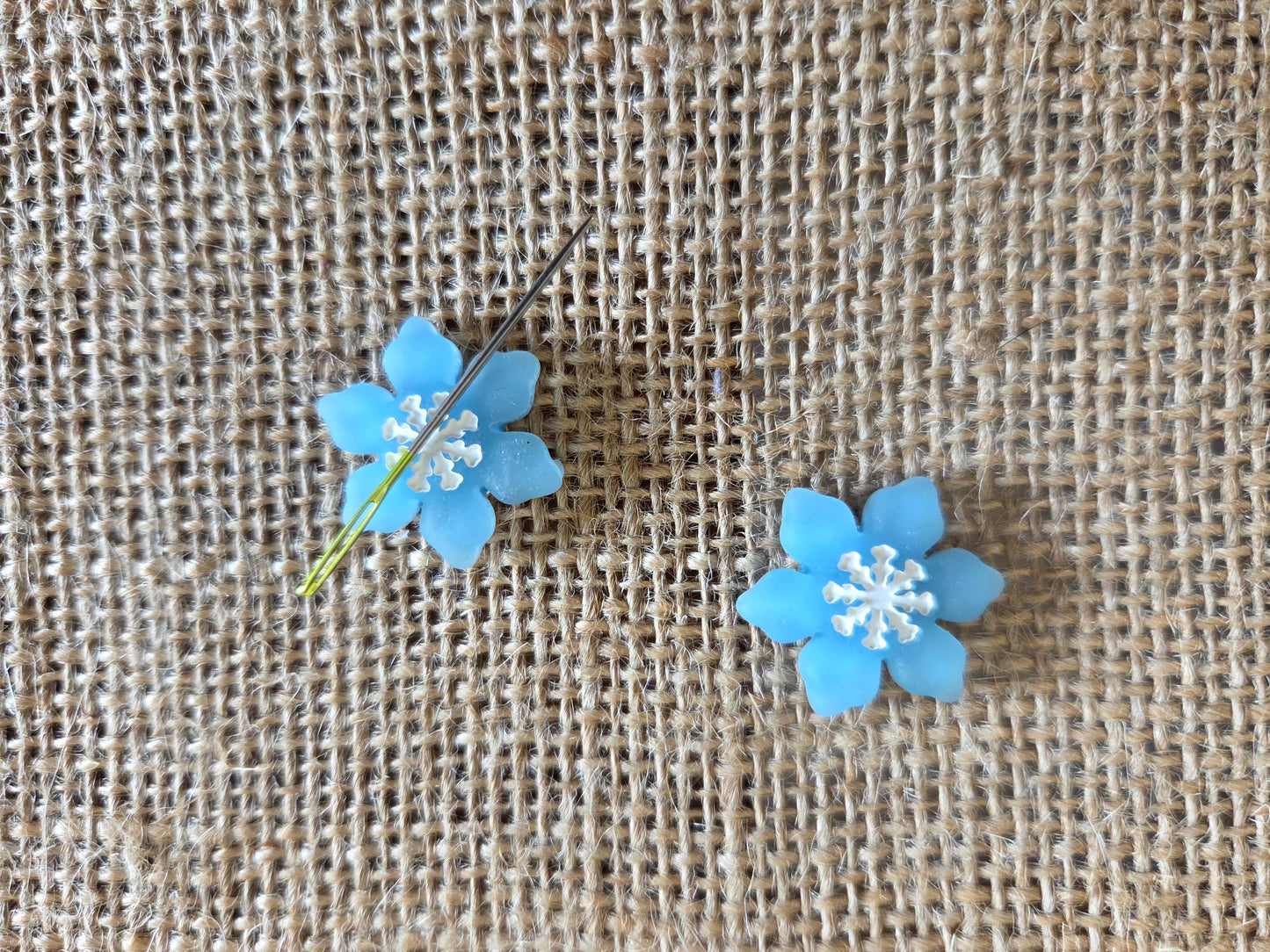 Flower Needle Minders - resin
