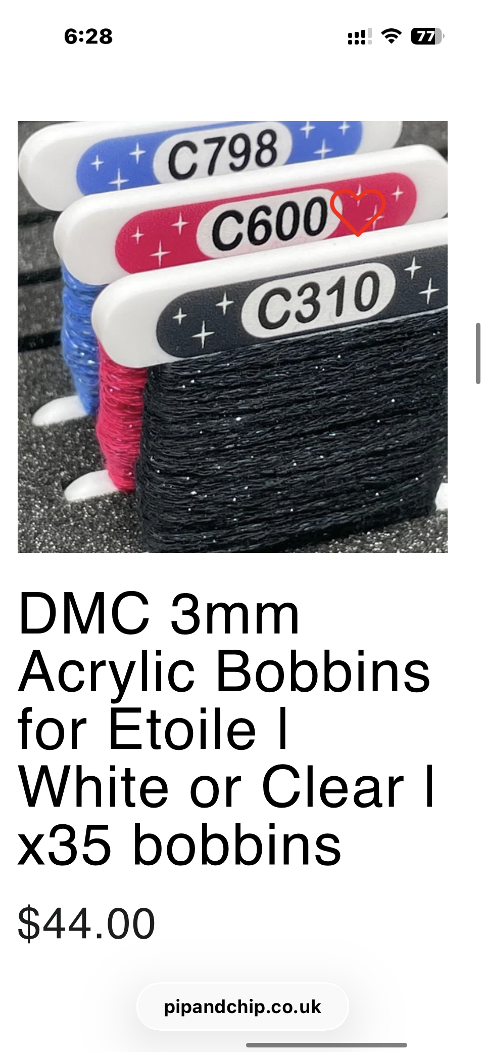 Pip and Chip thread Bobbins