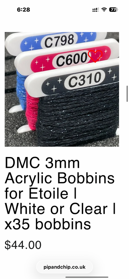 Pip and Chip thread Bobbins
