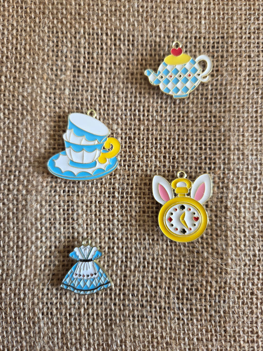 Alice Collection Needle Minders - enamel