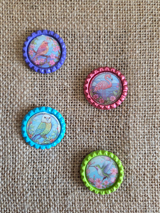 Bottlecap Needle Minder - Beautiful Birds range