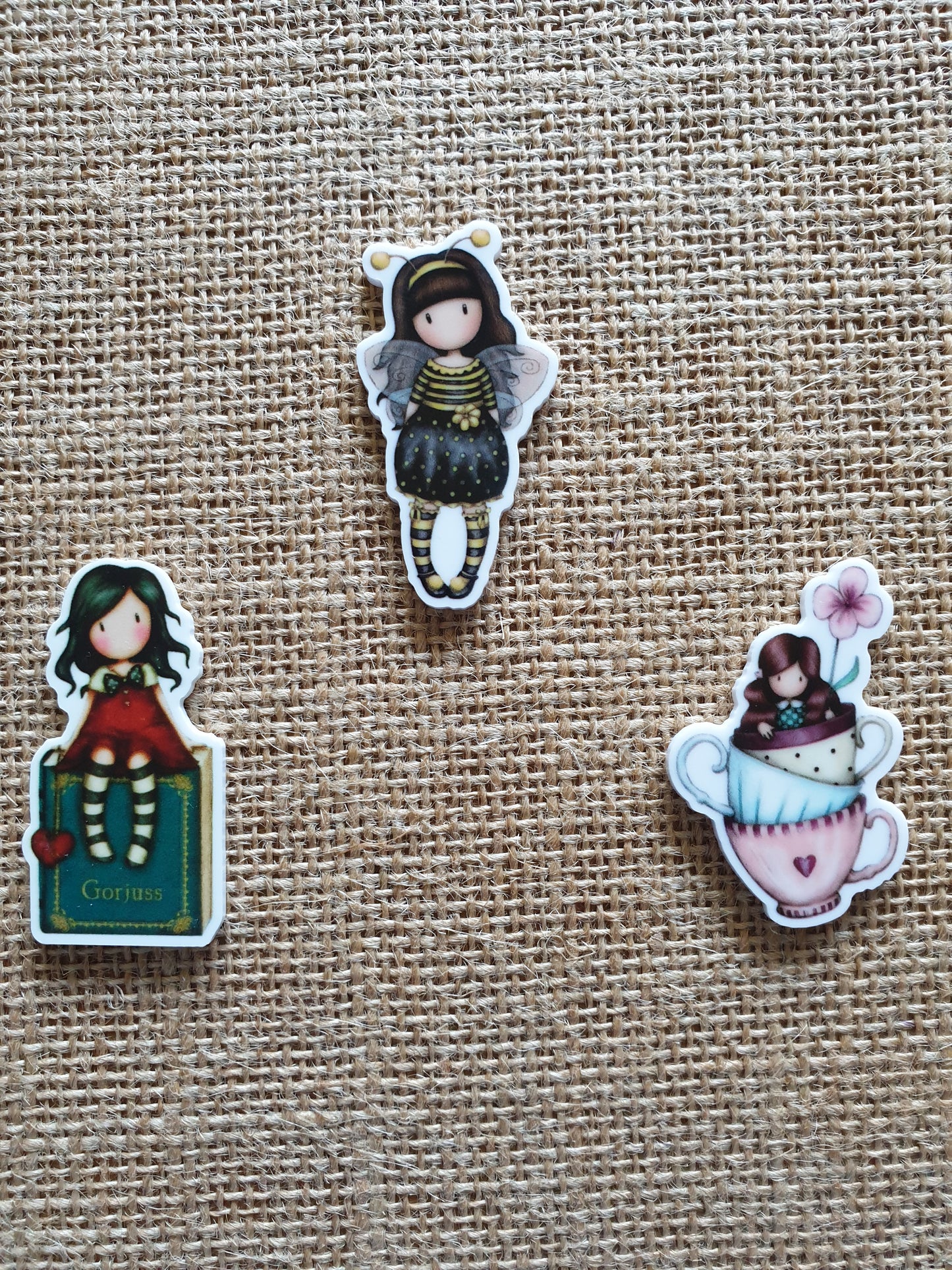 Gorgeous Girls Needle Minder - planar resin