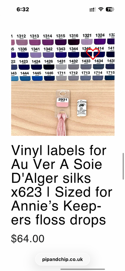 Vinyl labels