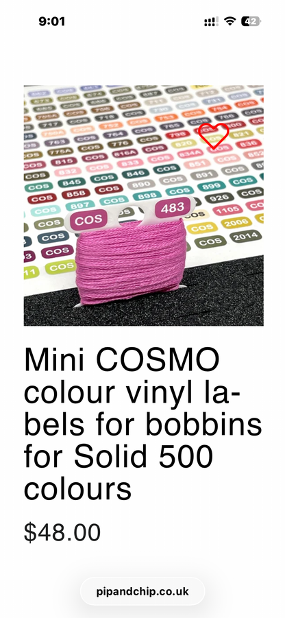 Vinyl labels