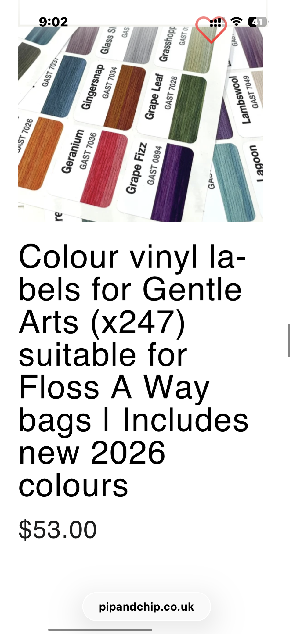 Vinyl labels