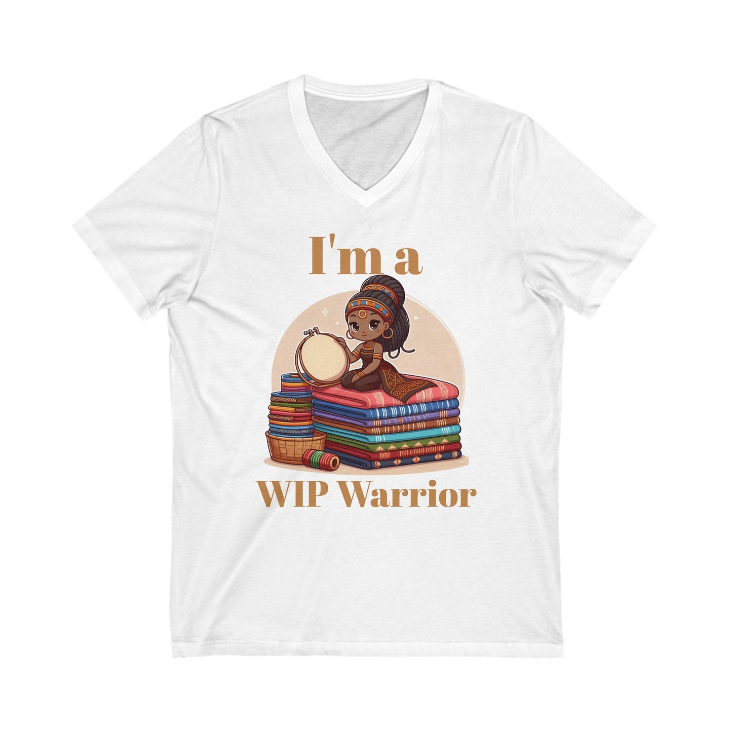 WIP Warrior Short Sleeve V-Neck Tee