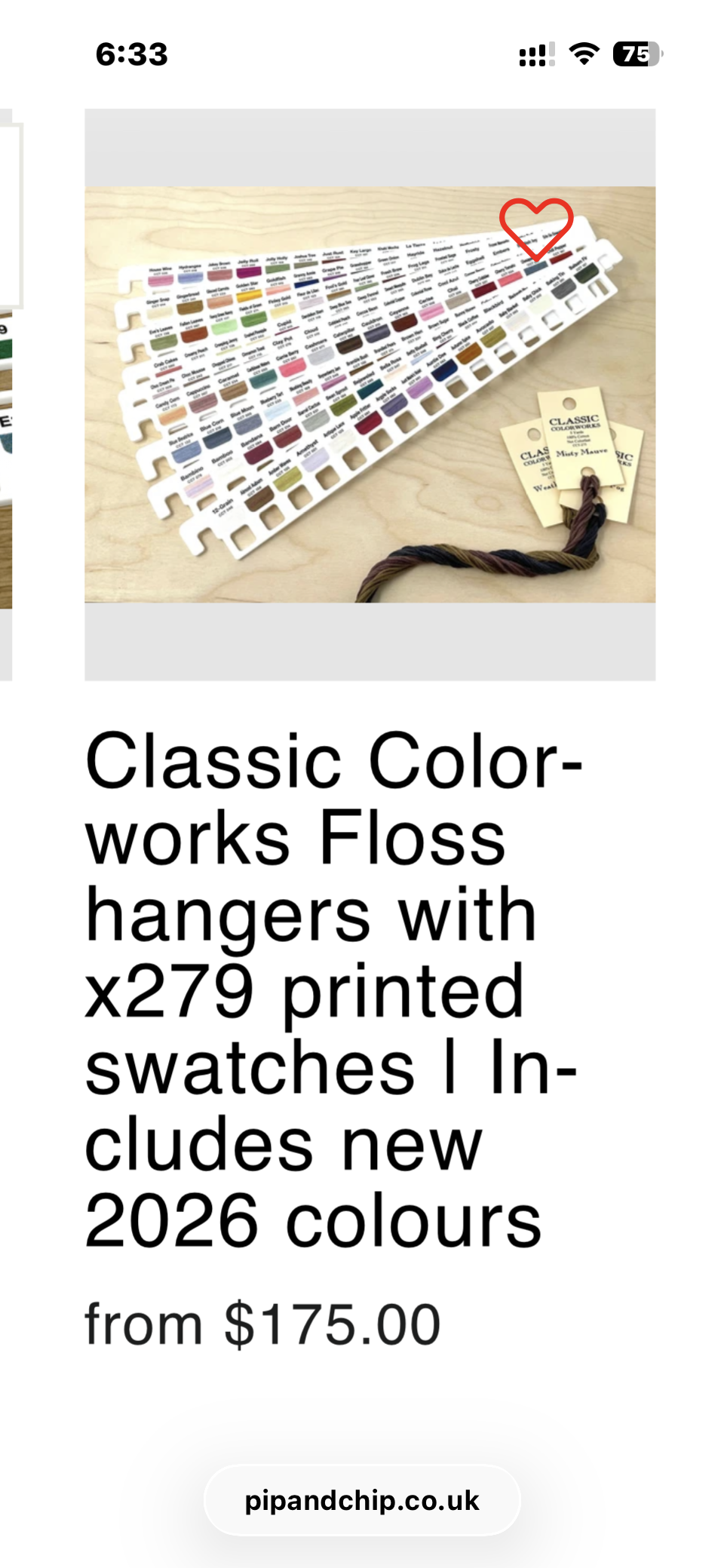 Pip and Chip thread hanger