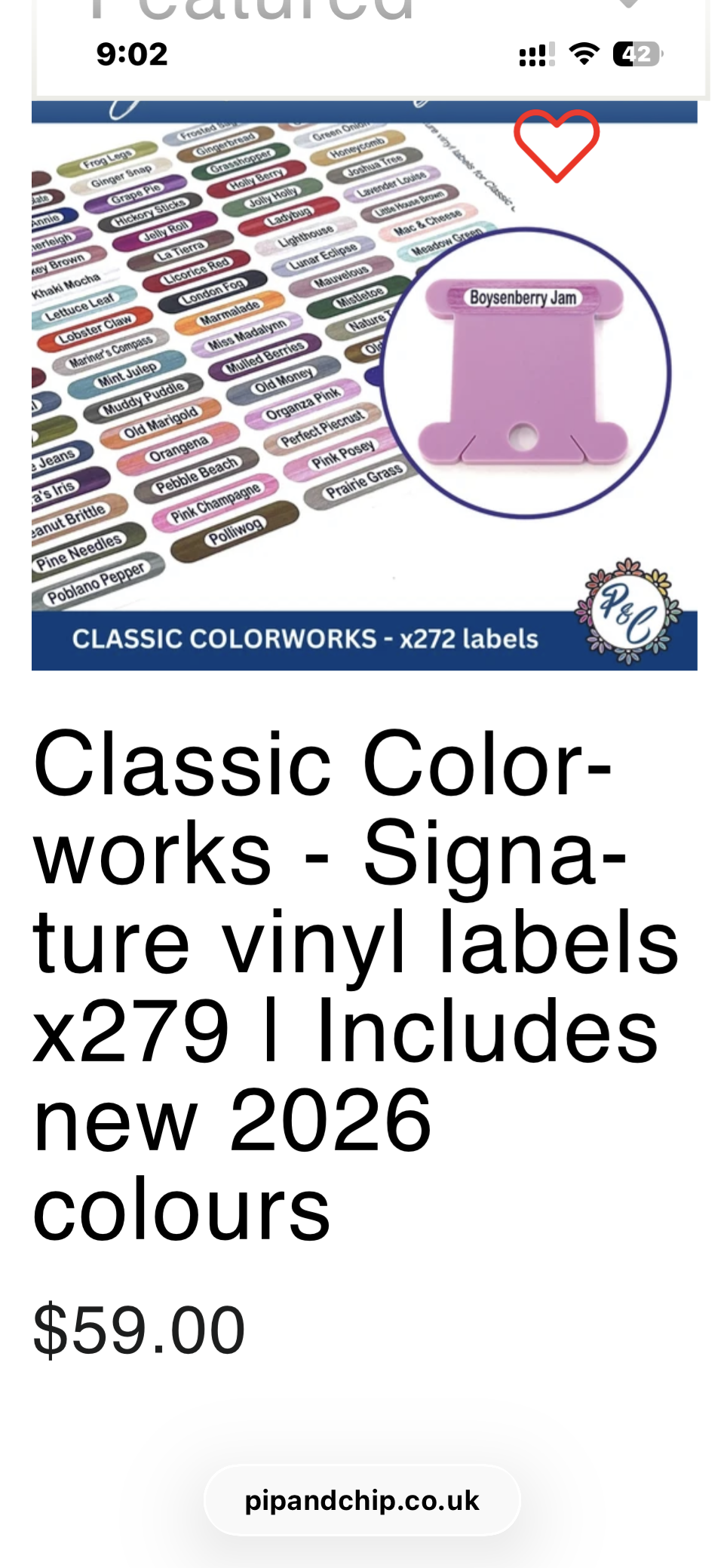 Vinyl labels