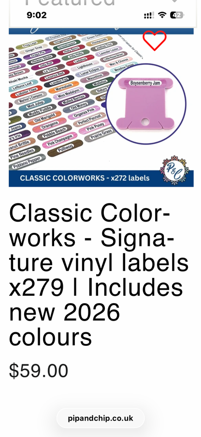 Vinyl labels