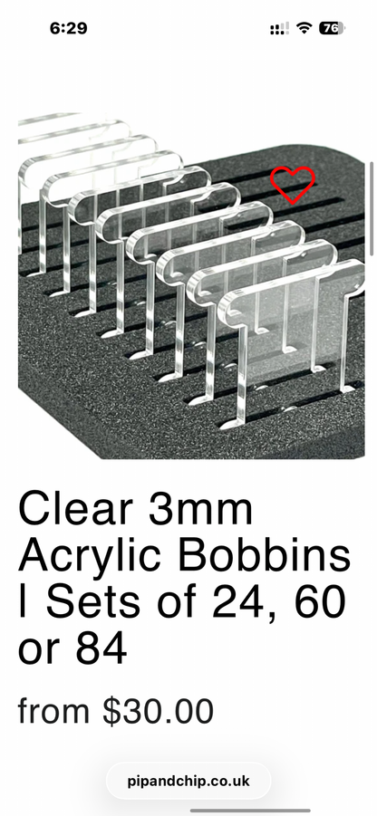 Pip and Chip thread Bobbins