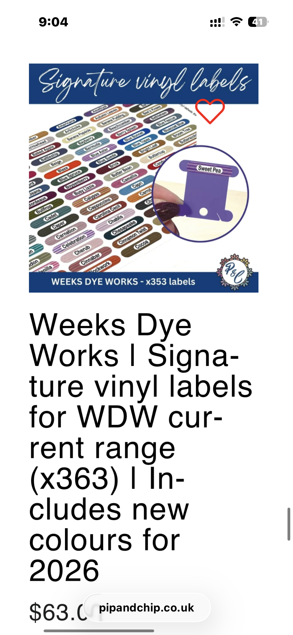 Vinyl labels