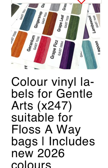 Vinyl labels