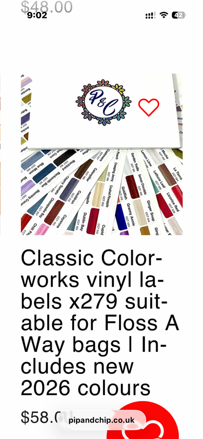 Vinyl labels