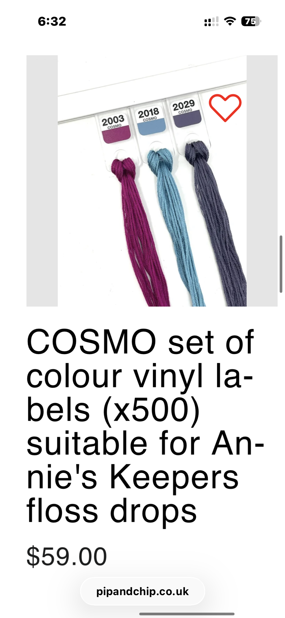 Vinyl labels