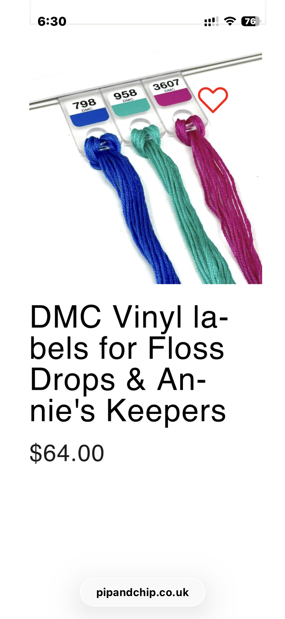 Vinyl labels