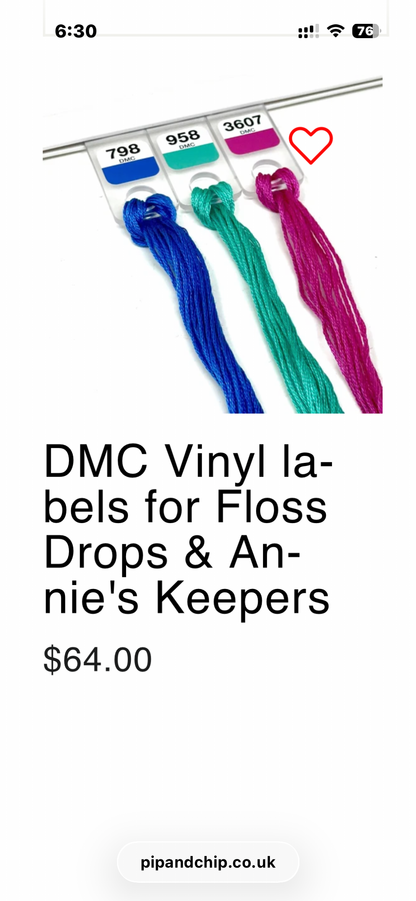 Vinyl labels