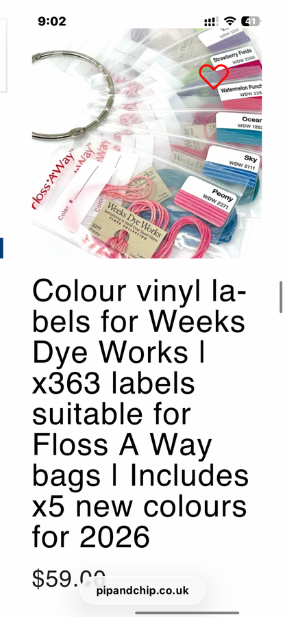 Vinyl labels