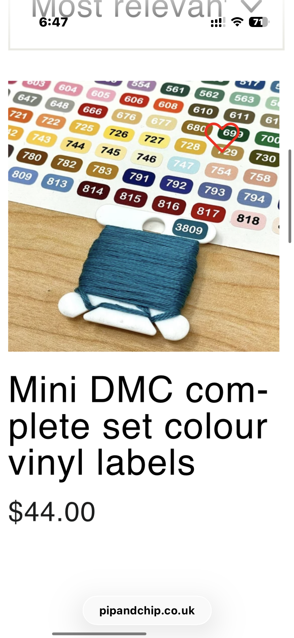 Vinyl labels