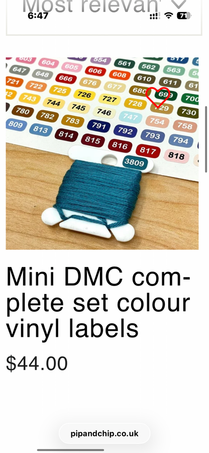 Vinyl labels