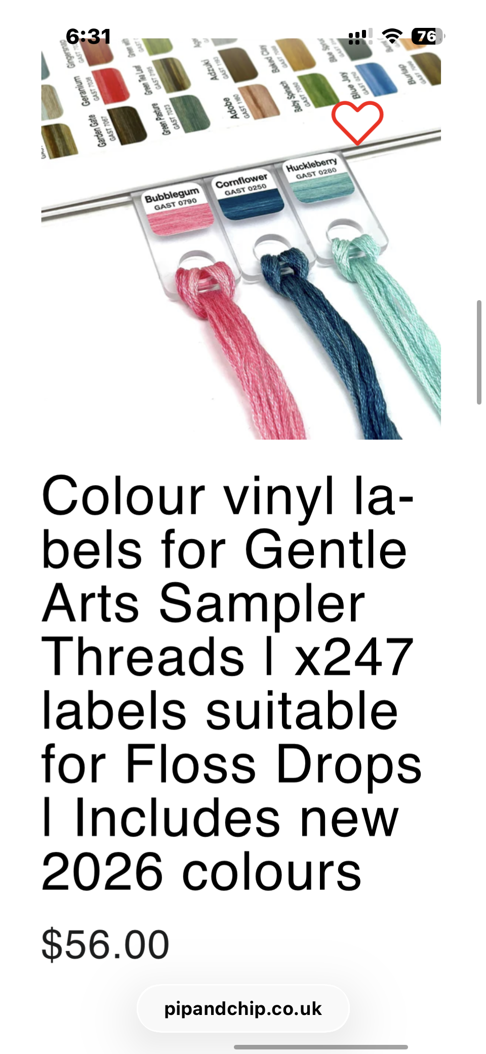 Vinyl labels