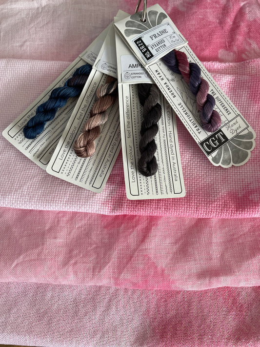 Bedroom Stitchcount SAL Evenweave Chart Fabric & Thread Kit PREORDER