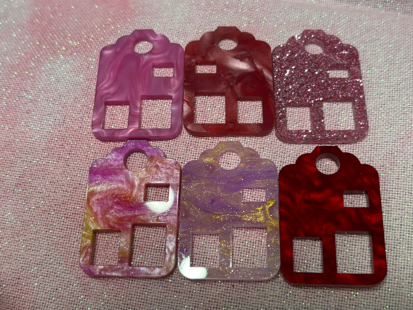 Acrylic 3 hole Floss Drops