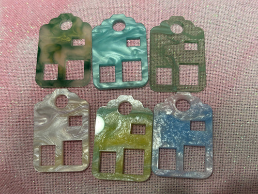 Acrylic 3 hole Floss Drops