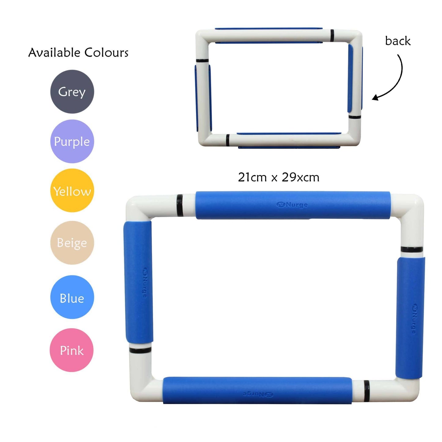 Nurge Embroidery Snap Frame in 6 Colours