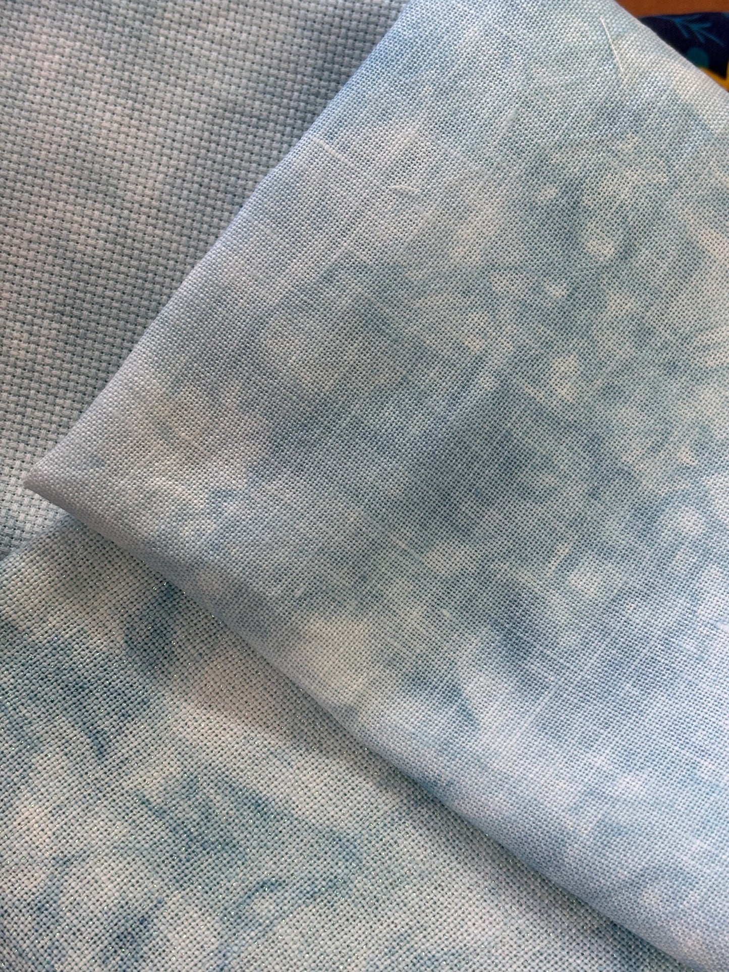 Bluebell hand-dyed fabric