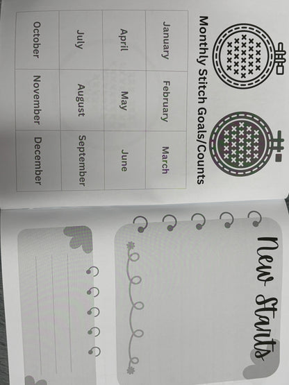 Cross Stitch Diary Journal