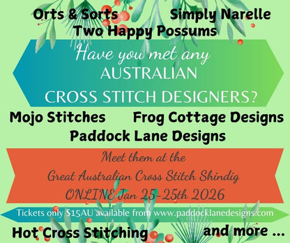 The Great Australian Cross Stitch Shindig 2026 Ticket