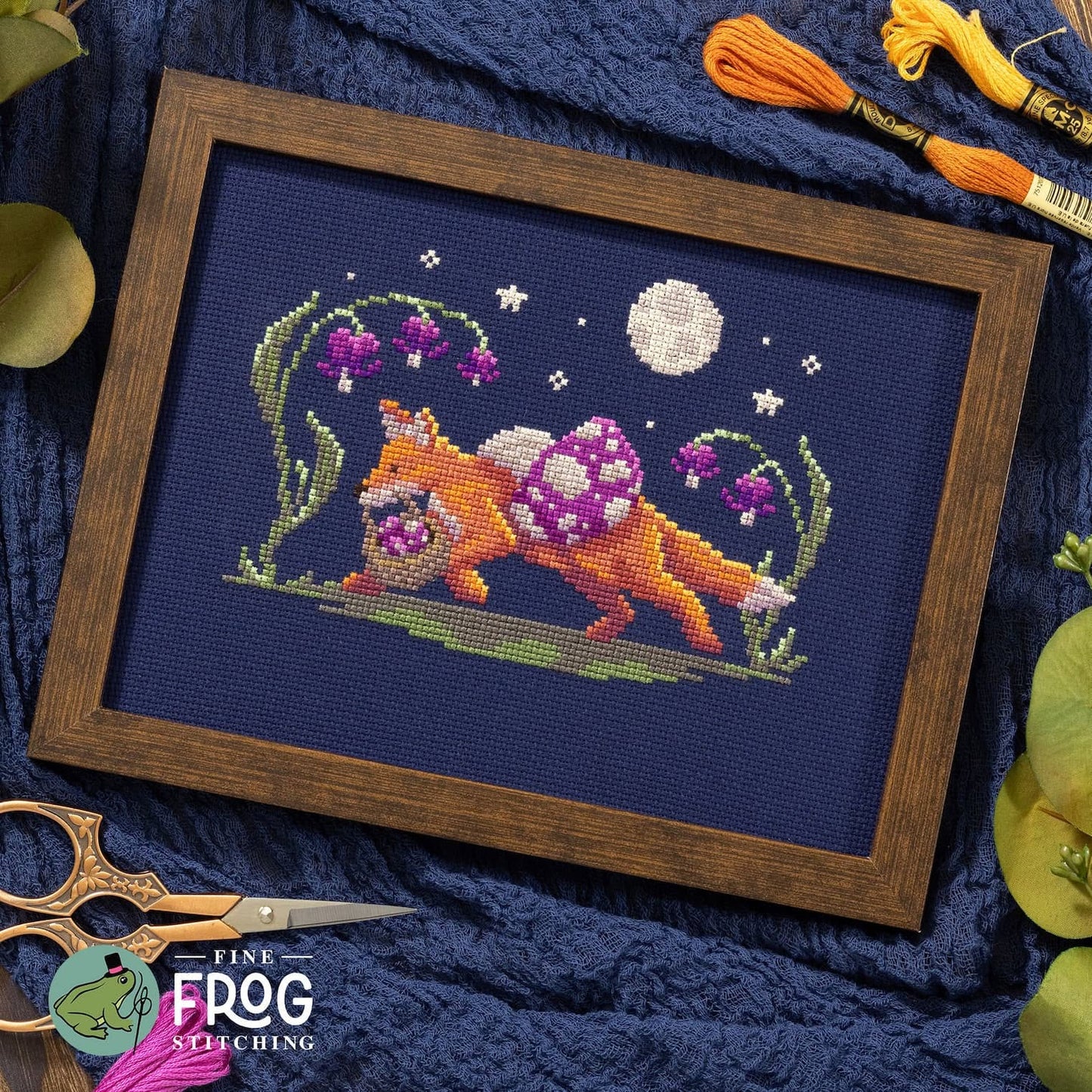 Fine Frog Stitching Charts